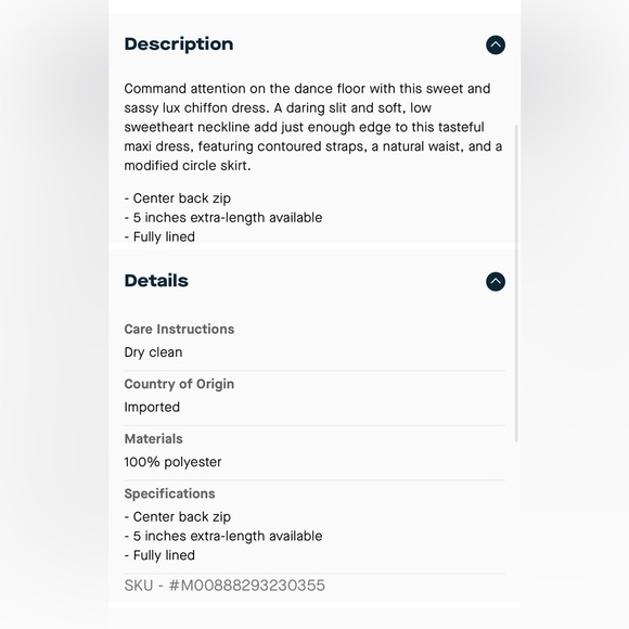 NWOT Dessy Collection Sweetheart Maxi Dress - Picture 4 of 7